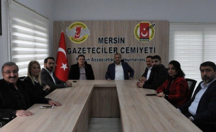 Mersin'de 'Gelecek'ten gazetecilere ziyaret