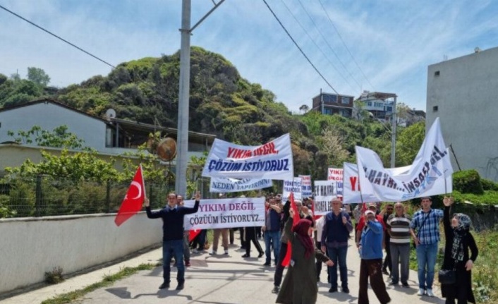 Bursa Mudanya'da kırsal sahillerden 'Yıkımları durdurun' sesleri yükseldi