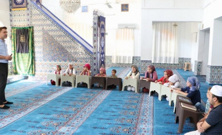 Manisa'da Kur'an kursunda 'su tasarrufu' eğitimi