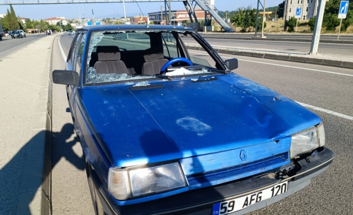 Tekirdağ'da otomobilin çarptığı polis memuru yaralandı