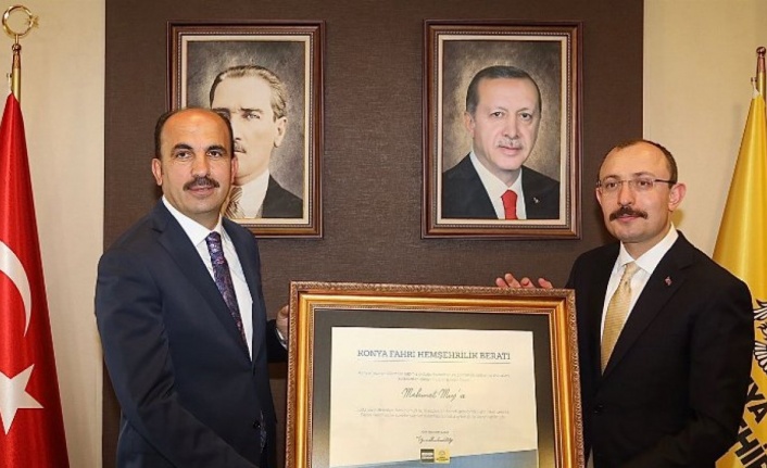 Ticaret Bakanı Mehmet Muş Başkan Altay’ı ziyaret etti