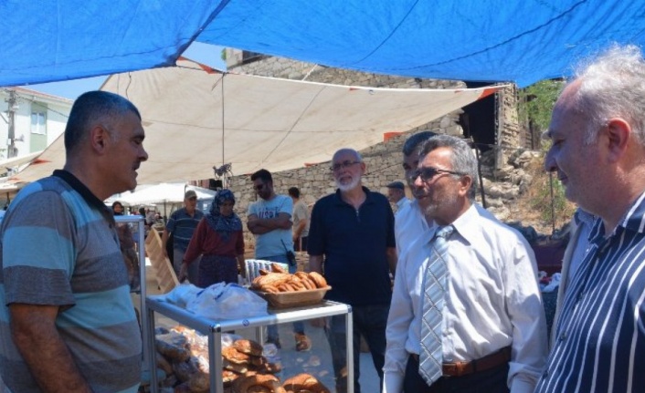 Bursa Harmancık'ta pazara 'Saadet' ziyareti
