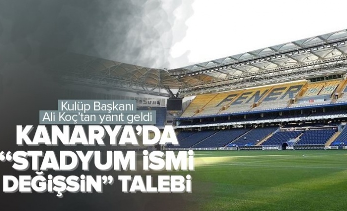 1907 Fenerbahçe Derneğinin stadyum isminin “Atatürk Stadı“ olarak değiştirilmesi talebi