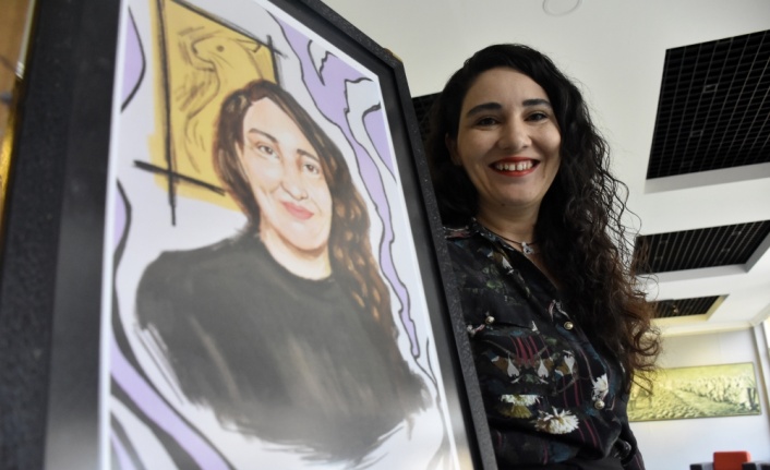 Güzel Sanatlar Lisesi öğrencilerinin 24 Kasım hediyesi öğretmenlerinin portreleri oldu