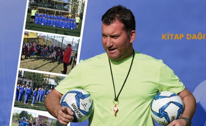 İzmir Aliağa'da 'Dersimiz Futbol' için imza günü