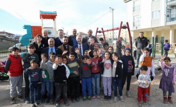 Bursa İnegöl'de 'Huzur'lu iki yeni park