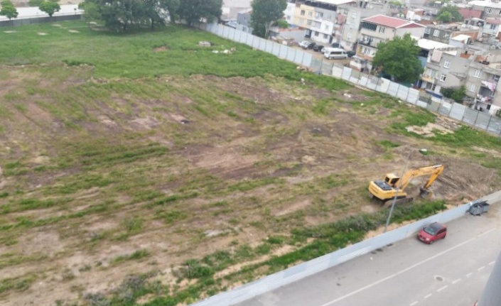 Bursa'da deprem toplanma alanı bir gecede inşaat sahasına çevrildi!