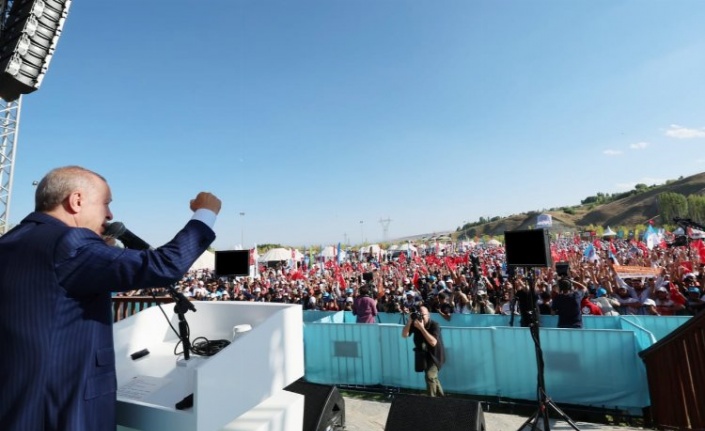 Erdoğan: Bizi anlamak ve tanımak isteyenler buraya gelsin