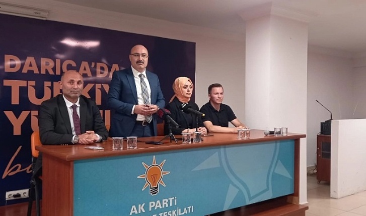 AK Parti Darıca ilçe başkanı Ufuk Acay istifa etti